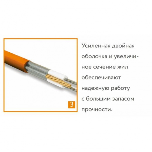 Кабель нагревательный "Теплолюкс" ProfiRoll 79,0 м/1440 Вт