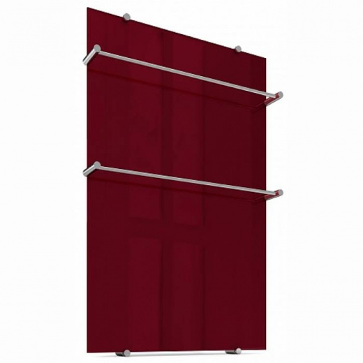 Полотенцесушитель "Теплолюкс" Flora 90x60 бордовый