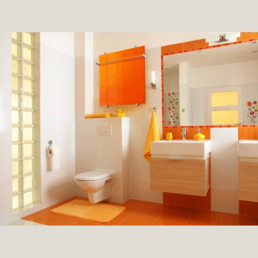 Полотенцесушитель "Теплолюкс" Flora 60x60 оранжевый
