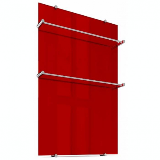Полотенцесушитель "Теплолюкс" Flora 90x60 красный